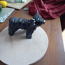 Hand Made Ceramic Cow Glazed