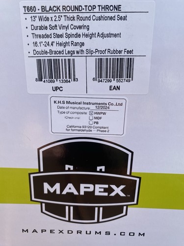Mapex t660 drum - mapex,