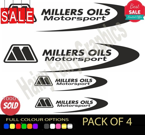 Miller oil vinyl sticker - miller,