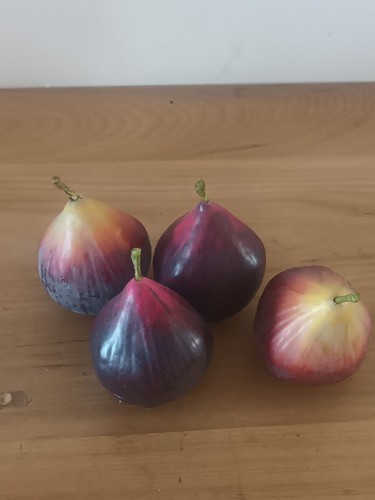 Set faux figs decorative - of,