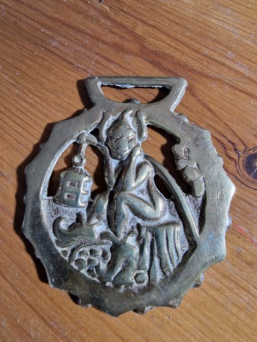 Vintage pixie horse brass - pixie,