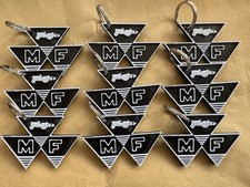 Massey ferguson tractor triple triangle keyring, MF 135 35 100 series 