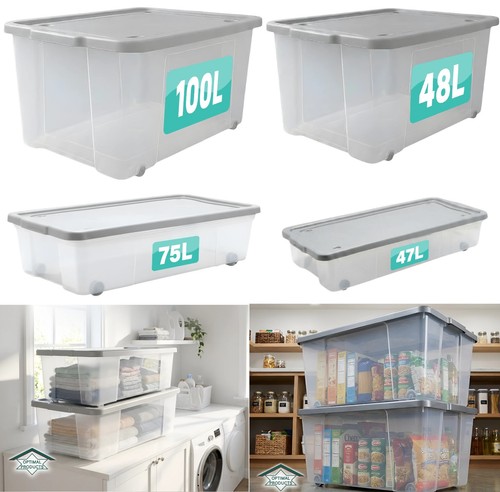 Clear plastic container - clear,