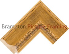 70mm Wide Gold Reverse Wood