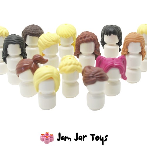 Lego minifigure hair pieces - hair, &