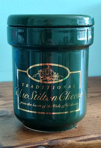 Dark green stilton - dark, cheese