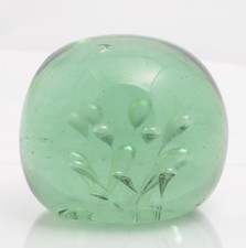 Antique Victorian Green Glass