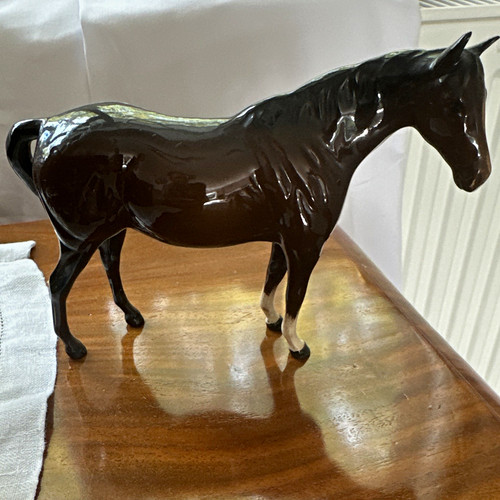 Beswick ceramic horse figurine - ceramic,