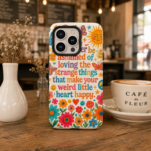 Retro positive quote tough - retro,