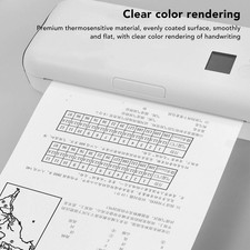 50 Sheets A4 Thermal Printer Paper Anti Fading Inkless Printing Paper For Office