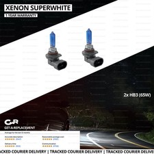 For Toyota MR 2 2002-2007 High Main Beam HB3 Xenon Headlight Bulbs Pair Lamp