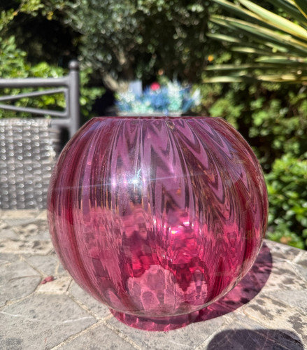 Antique cranberry wrythen - antique,