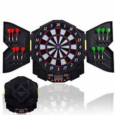 Electronic Dart Board Set LED Digital Dartboard 27 Games 216 Variations 12 Darts
