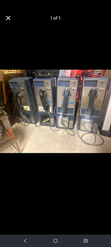 Vintage pay phone keys - phone,