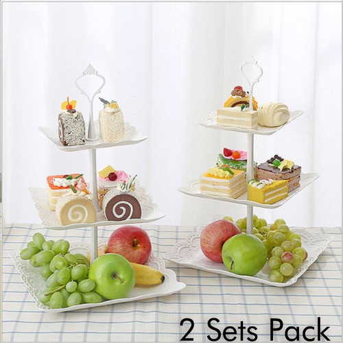 Tier plates fruit - 3-tier,