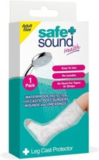 Safe and Sound Leg Cast Protector, Reusable Waterproof Protector for Casts