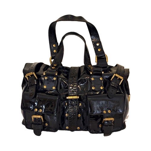 Mulberry roxanne black patent - mulberry,