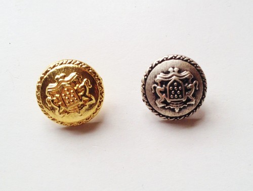 Metal gold silver tone - gold,
