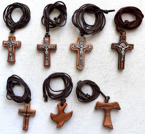 Necklet crucifixes genuine - necklet,