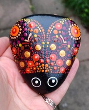 Painted Ladybird Stone Pebble