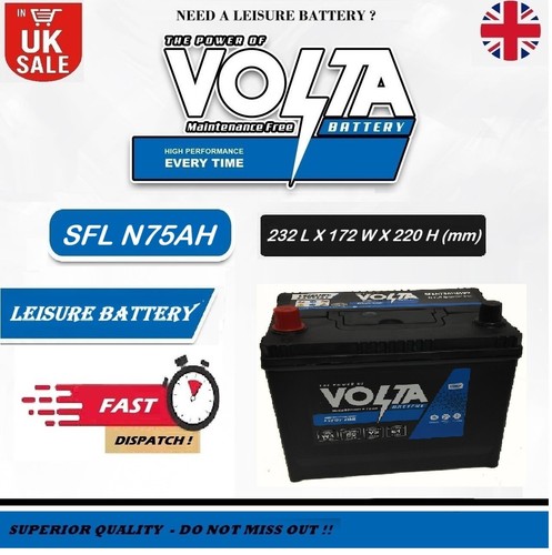 12v 75ah leisure - 12v, sfl
