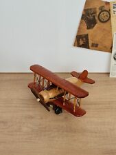 Wooden Airplane Model Vintage Plane Wooden Crafts Retro Airplane