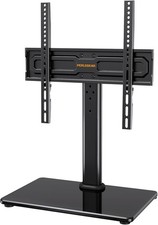 Perlegear Universal Swivel TV Stand for 24-60 inch TVs up to 45kg, Height Adjust