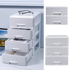 2/3/4 Drawers Desktop Storage