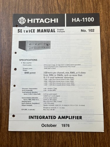 Original 1976 hitachi 1100 - original,