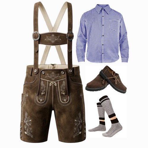 Men oktoberfest lederhosen - oktoberfest,