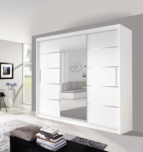 Oslo modern mirrored - mirrored, sliding