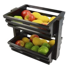 2 tier Large Wooden Vegetable