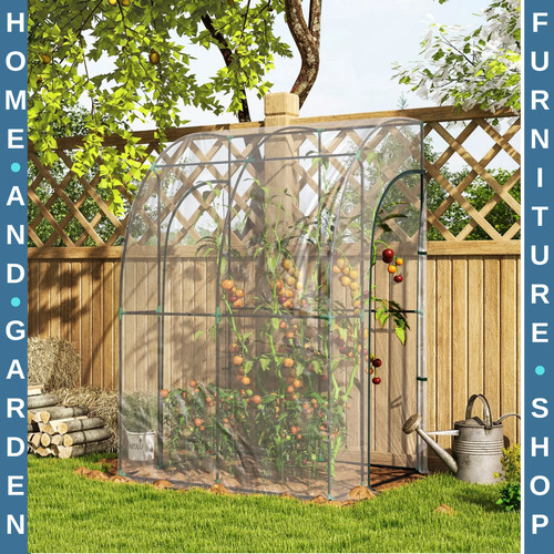Walk lean greenhouse pvc - walk-in,