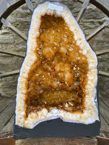 Citrine geode 302 crystal - geode,