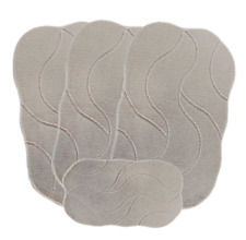 ROMANY GYPSY CARAVAN MICROFIBER WASHABLE RUGS 4pcs SET, ULTRA SOFTNESS, Debora