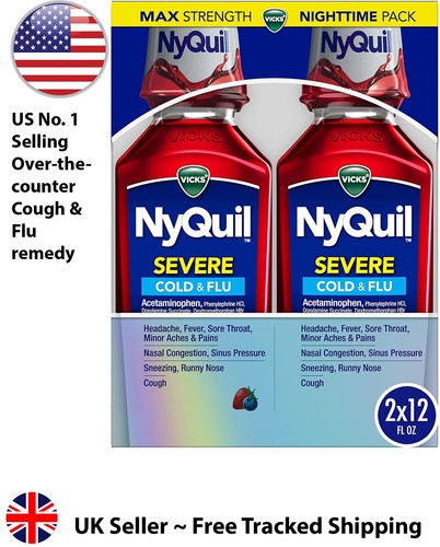 Vicks nyquil 354ml large - nyquil,