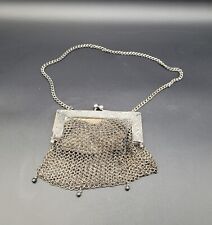 Antique Silver Mess Purse Stamped German Silver 7.7 Ounces Scrap Silver Lot