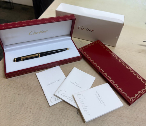 Genuine cartier pen with box - cartier,