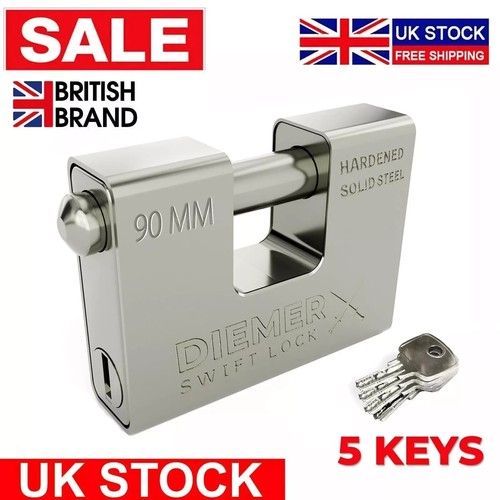 Heavy duty padlock armoured - padlock,