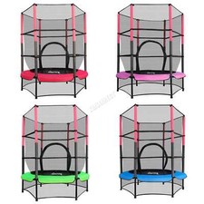 GALACTICA Trampoline 55" 4.5FT Junior With Enclosure Safety Net Kids Activity