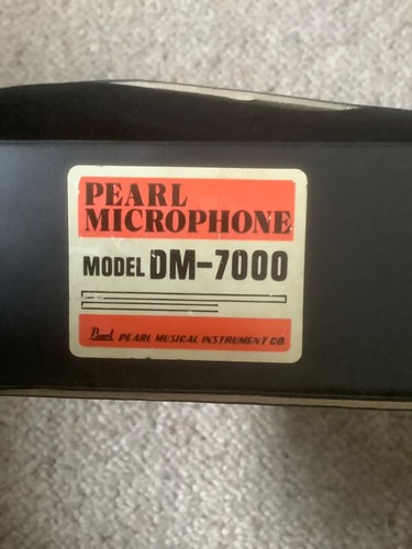 Vintage pearl 1970s - vintage, microphone