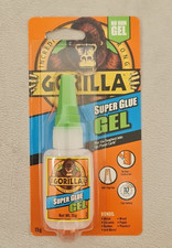 Gorilla Super Glue 15g Gel Impact Though Bonds Metal/Wood/Ceramic/Leather