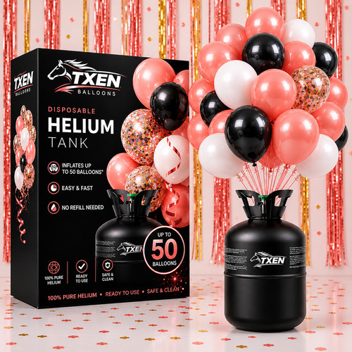 Helium tank for balloons - for,