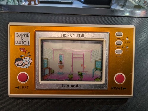 Nintendo game watch tropical - game,