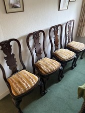 Set of 4 Vintage Queen Anne
