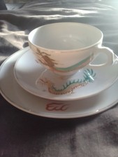 Vintage Lucky Lithophane Trio