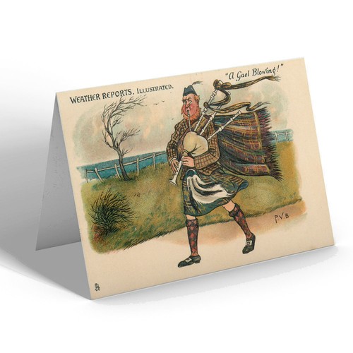 Notelet vintage weather - vintage,