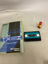 Yamaha WX7 Voice Data Bank for TX81Z Sound Library Cassette Tape Vintage Tested