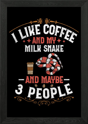 Coffee and milk snake - my,
