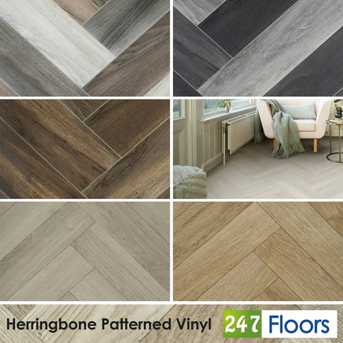 Herringbone vinyl flooring - herringbone,